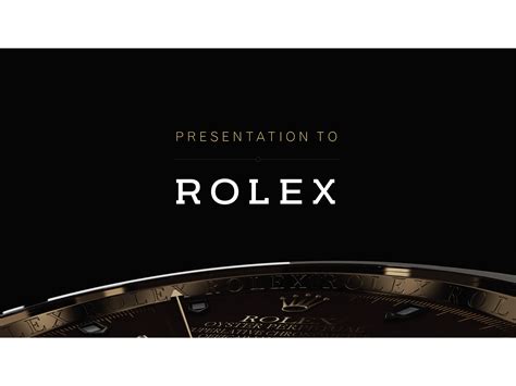 rolex presentation